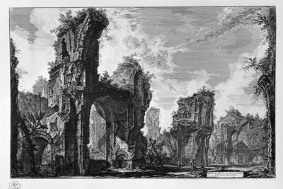 Ruins of the Sistine, or the Great Hall of the Antonine Baths by Giovanni Battista Piranesi